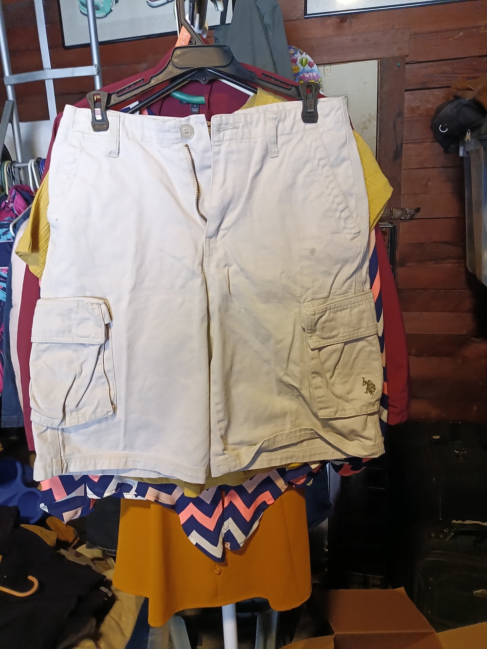 U.S. Polo Assn. Khaki Cargo Shorts